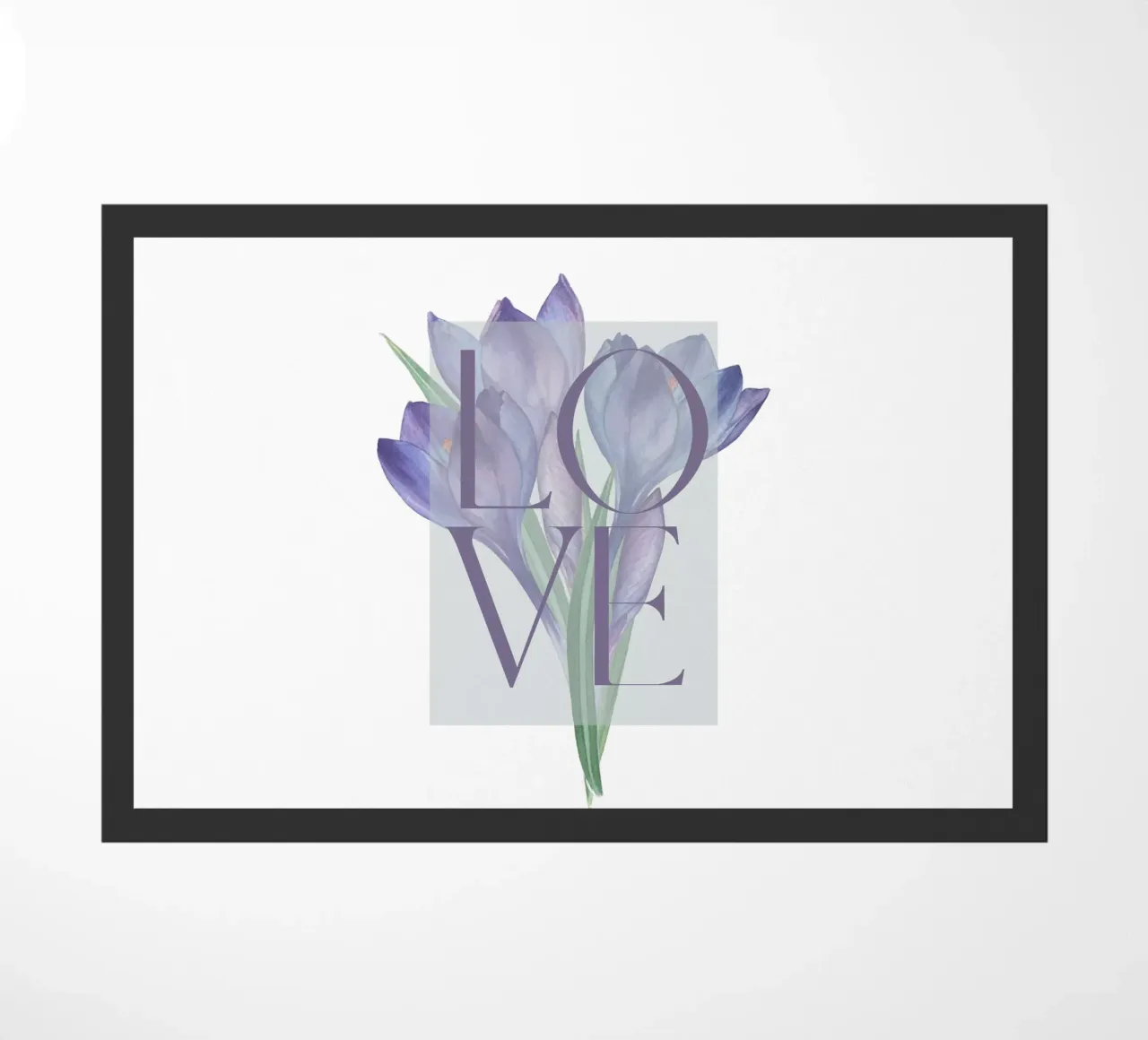 Amore in fiore zerbino da DesignArt