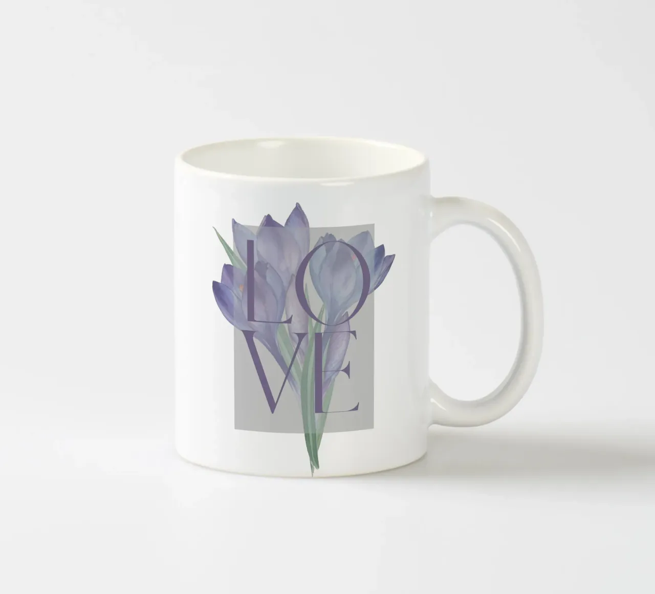 Amore in fiore tazza in ceramica da DesignArt