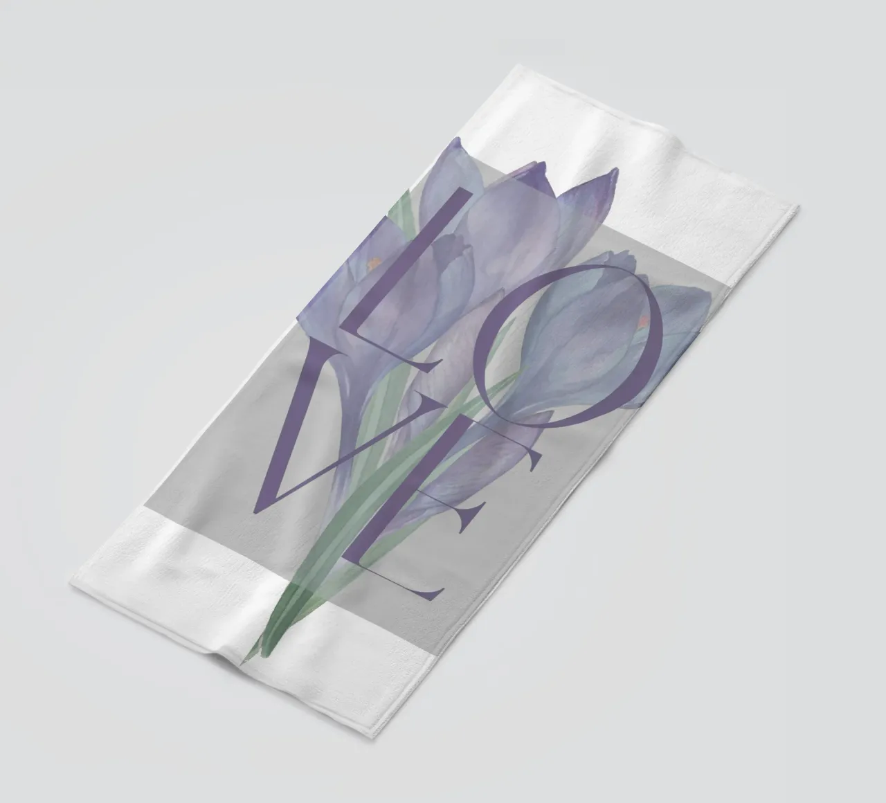 Amore in fiore telo mare da DesignArt