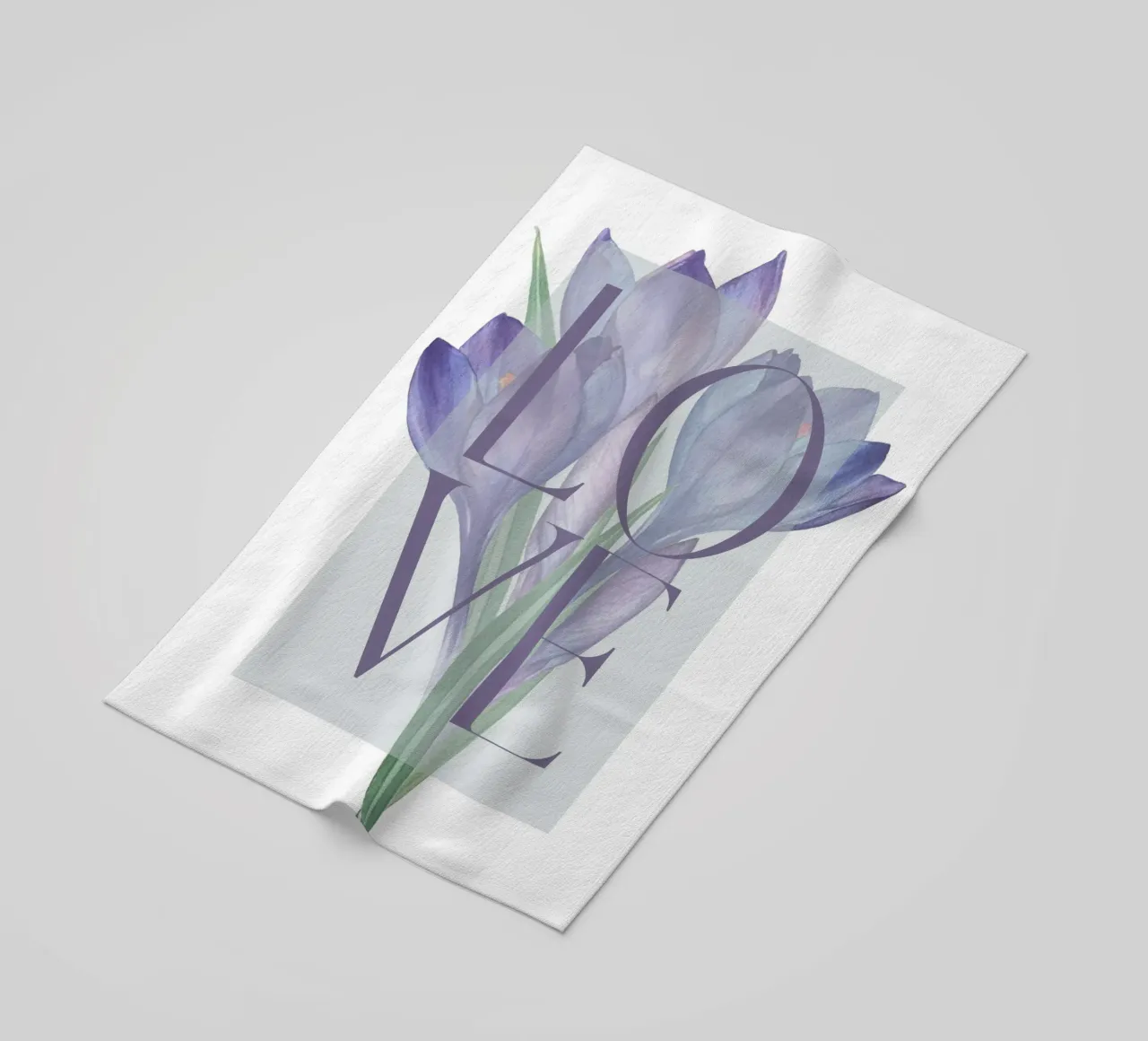 Amore in fiore telo mare da DesignArt