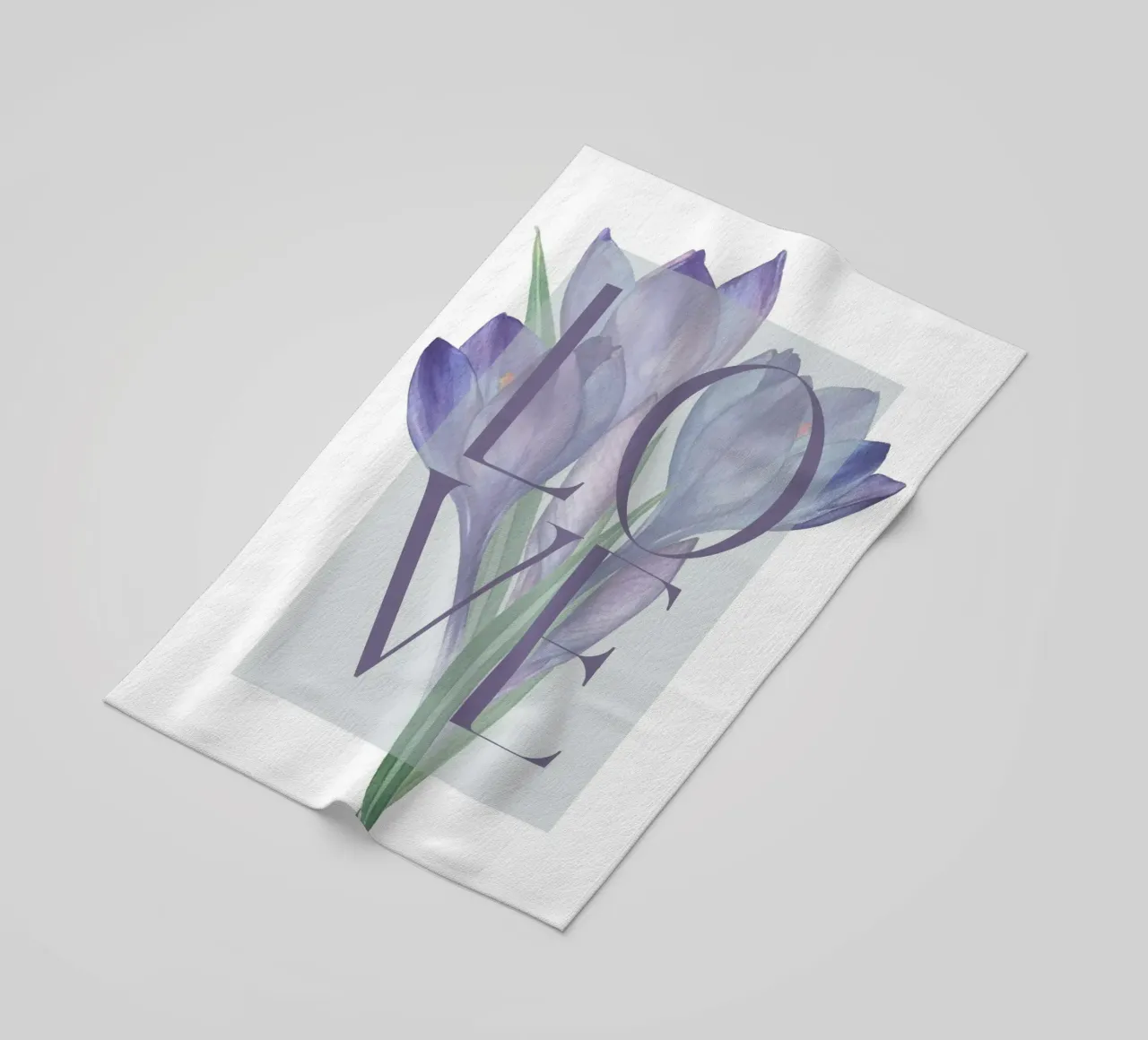 Amore in fiore telo mare da DesignArt