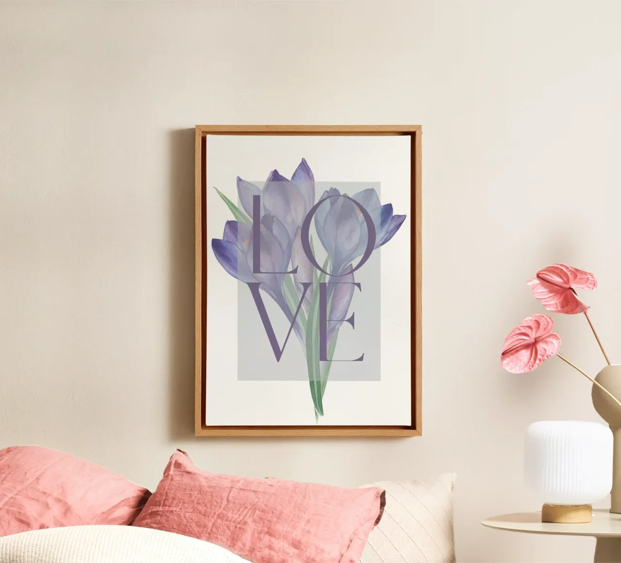 Amore in fiore tela da DesignArt