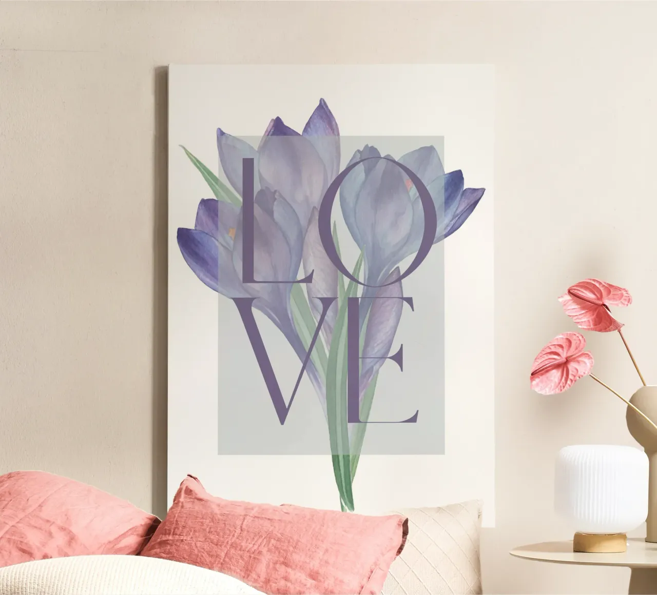 Amore in fiore tela da DesignArt