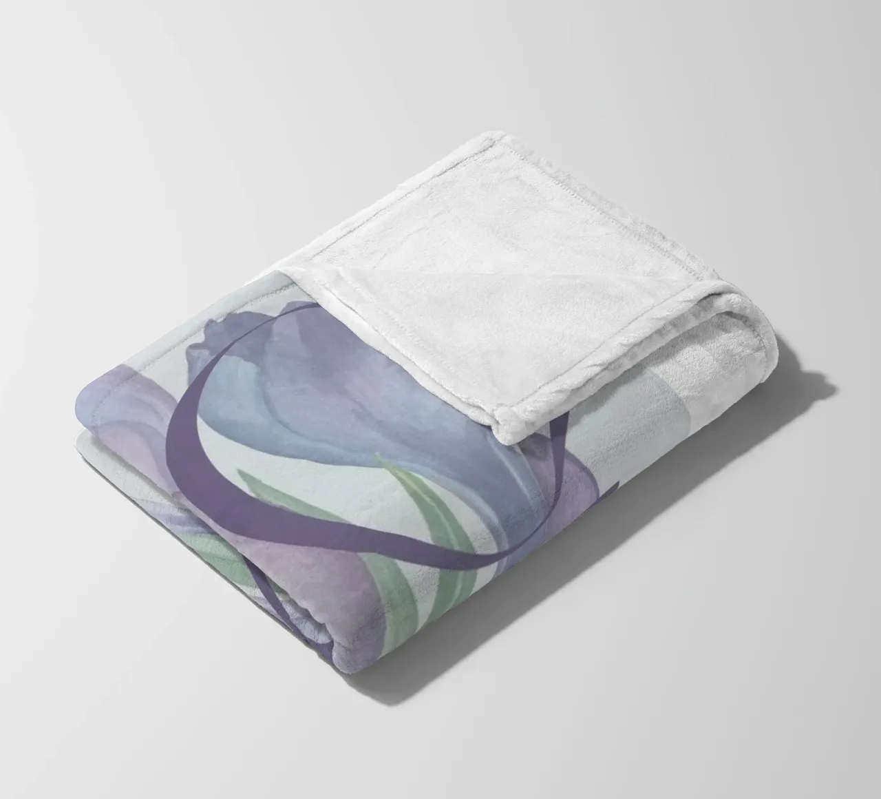 Amore in fiore coperta in pile da DesignArt