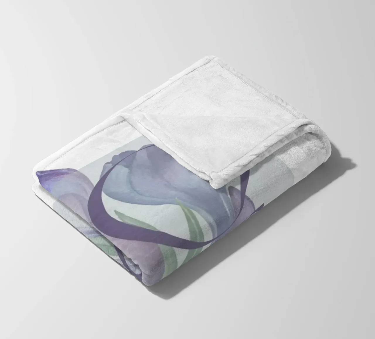 Amore in fiore coperta in pile da DesignArt