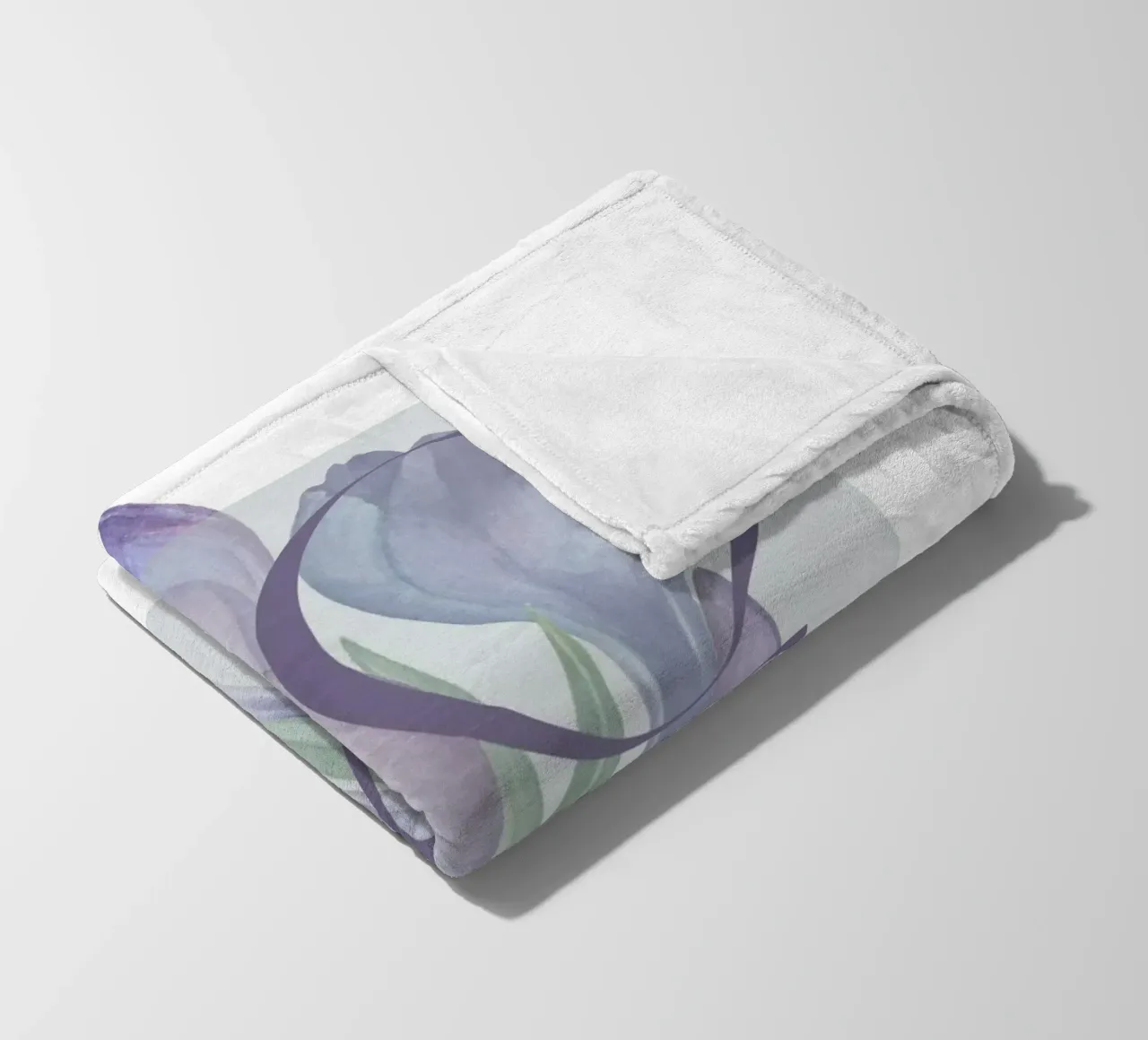 Amore in fiore coperta in pile da DesignArt