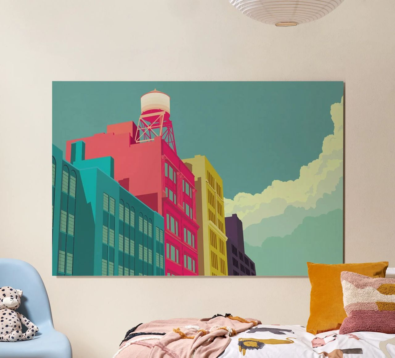 East 10th Street New York City poster by Remko Heemskerk