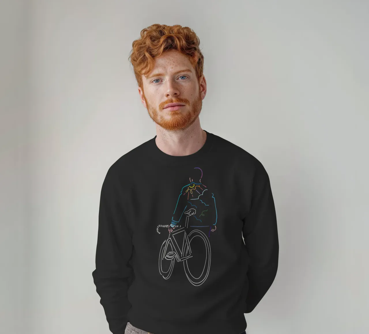 Sunset sweatshirt by The Cyclist