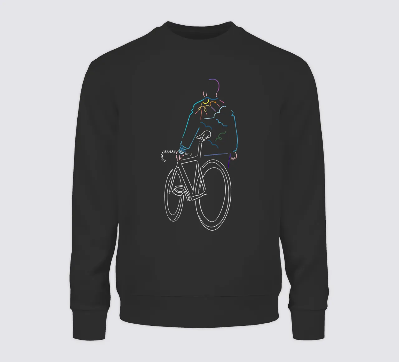Sunset sweatshirt by The Cyclist