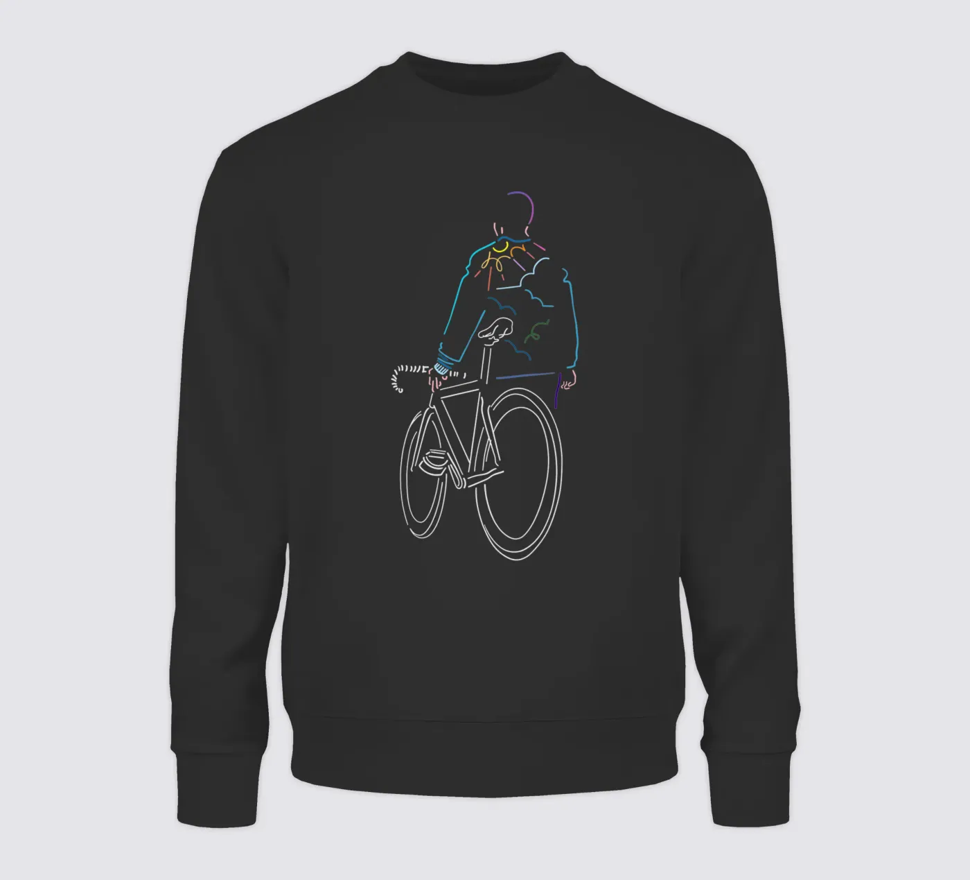 Sunset sweatshirt by The Cyclist