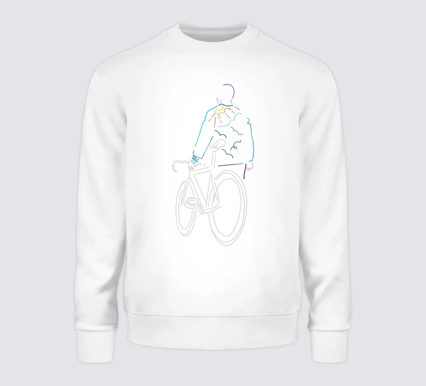Sunset sweatshirt by The Cyclist