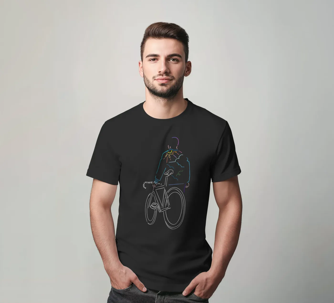 Sunset t-shirt by The Cyclist