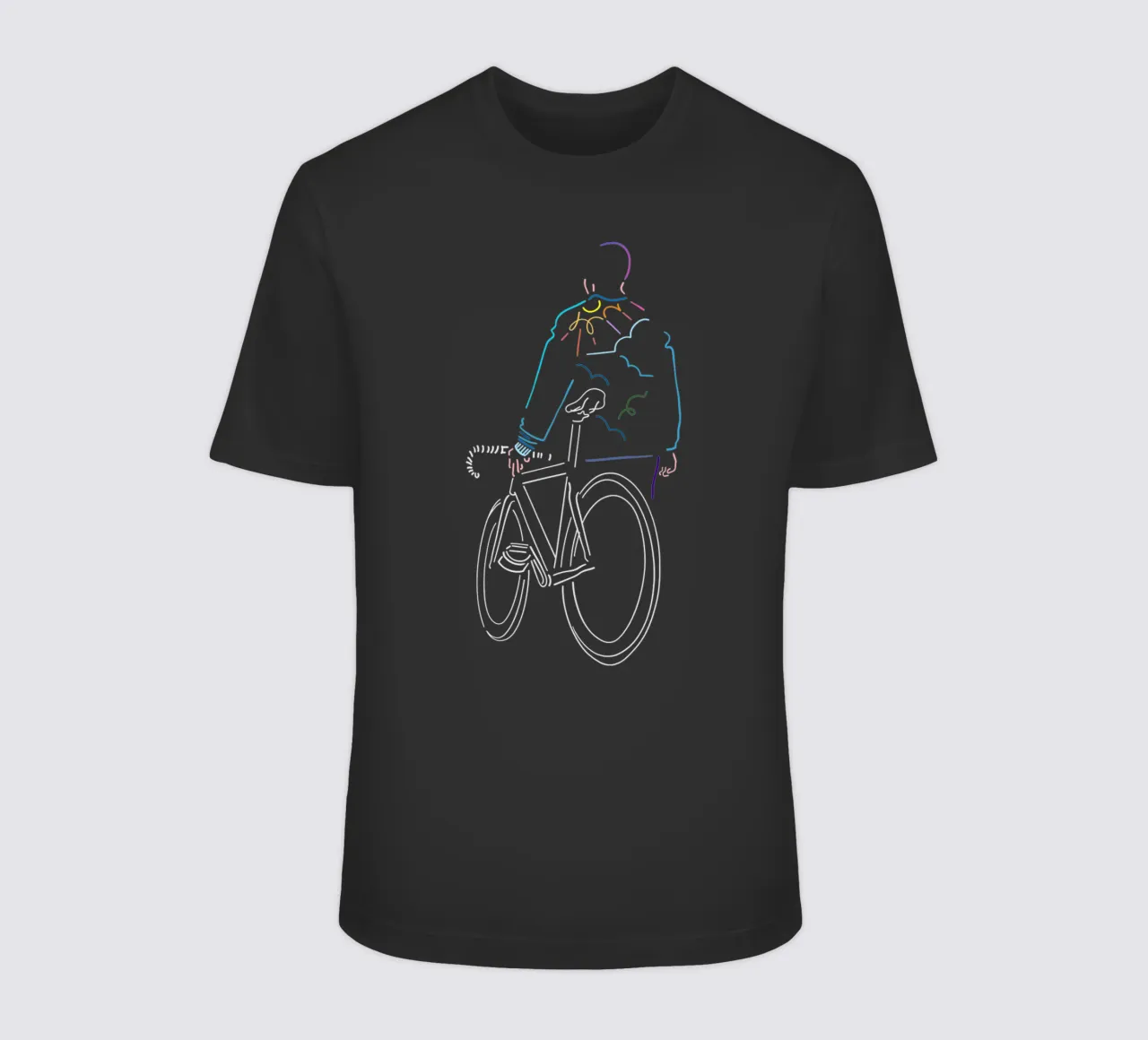 Sunset t-shirt da The Cyclist