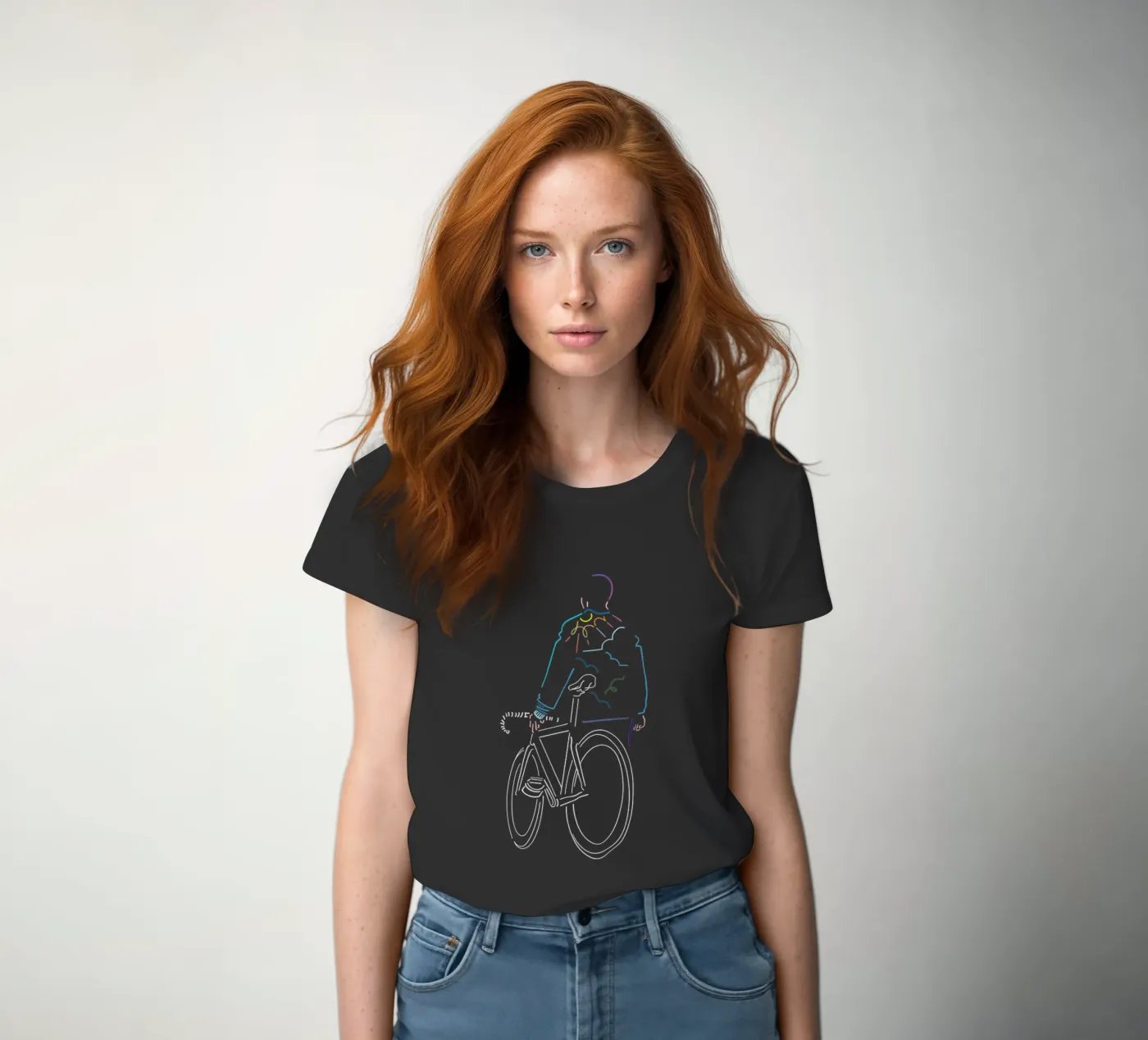 Sunset t-shirt da donna da The Cyclist