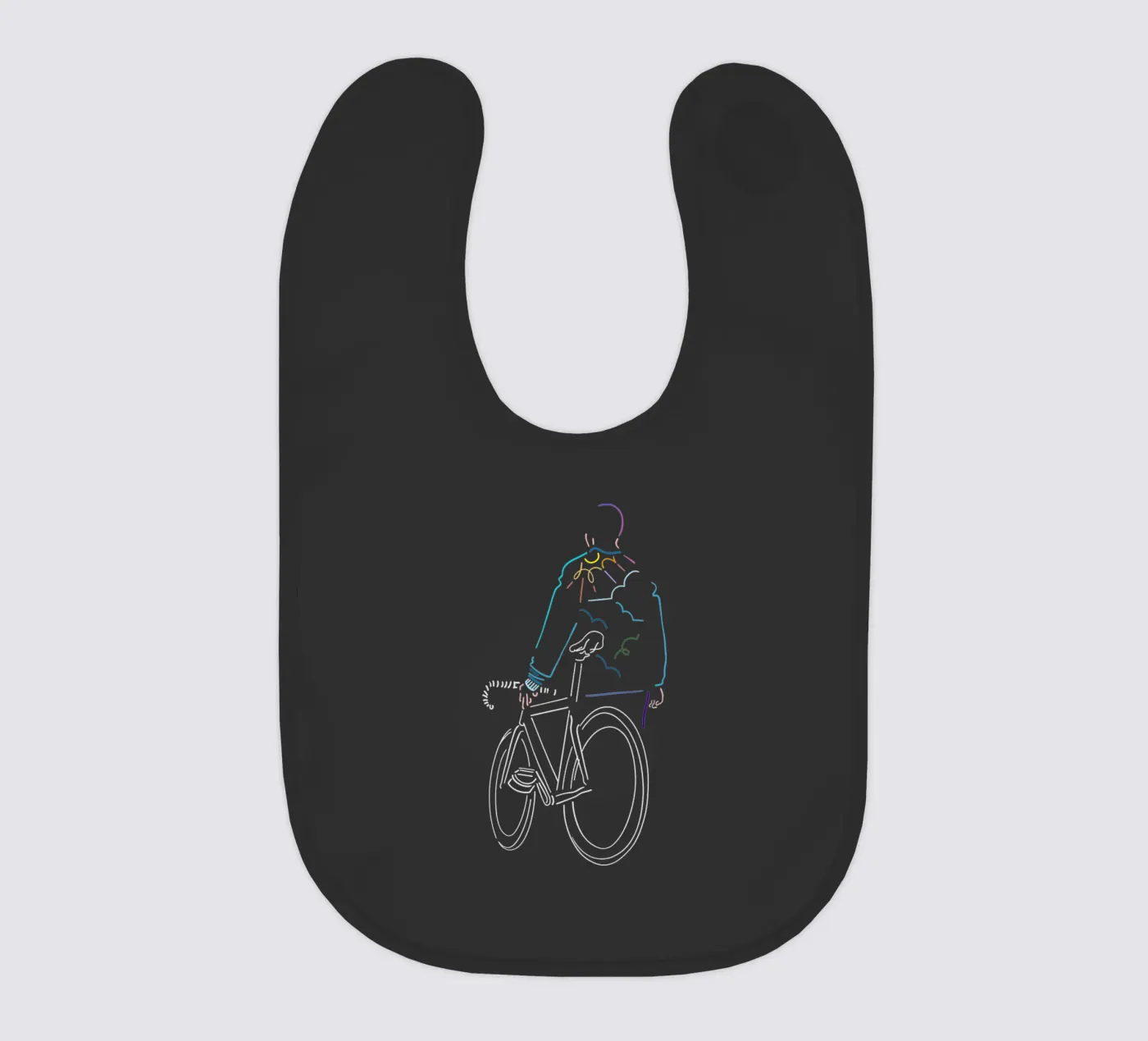 Sunset Babylätzchen von The Cyclist