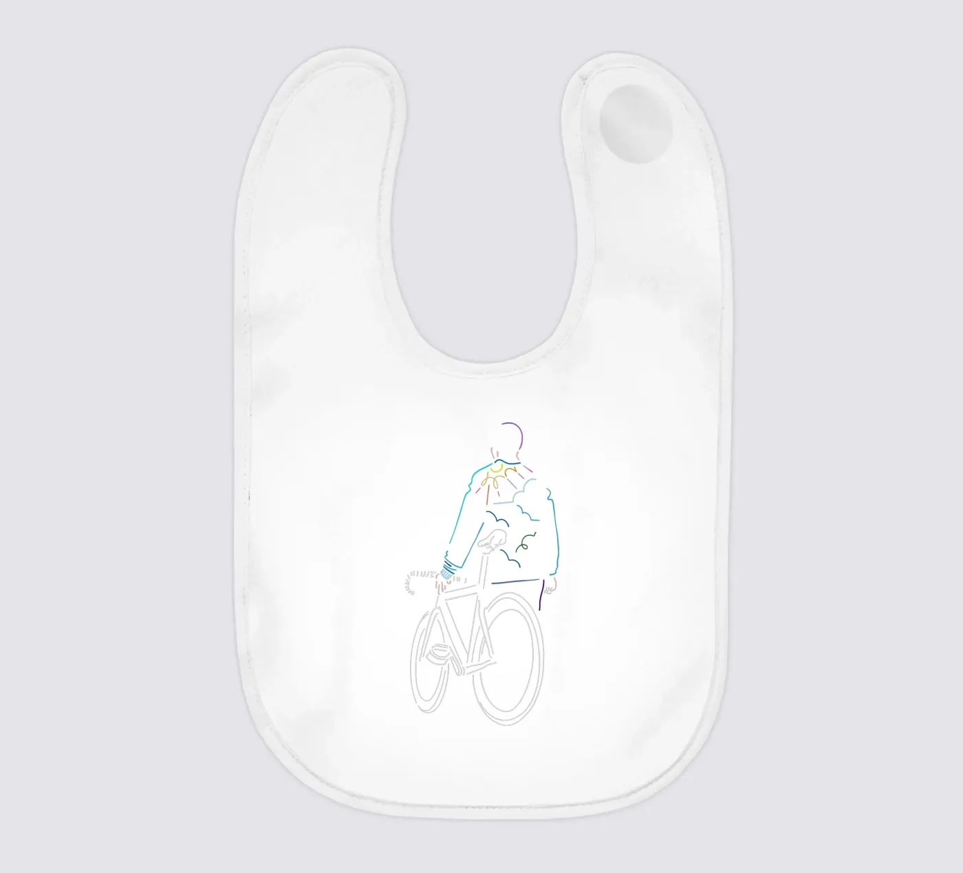 Sunset Babylätzchen von The Cyclist