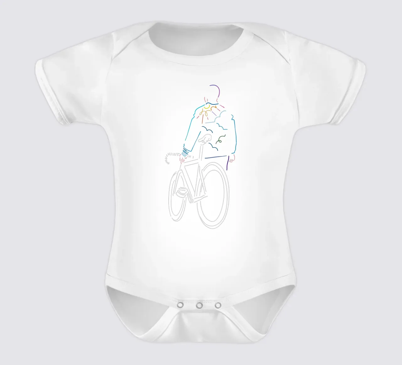 Sunset body neonato maniche corte da The Cyclist