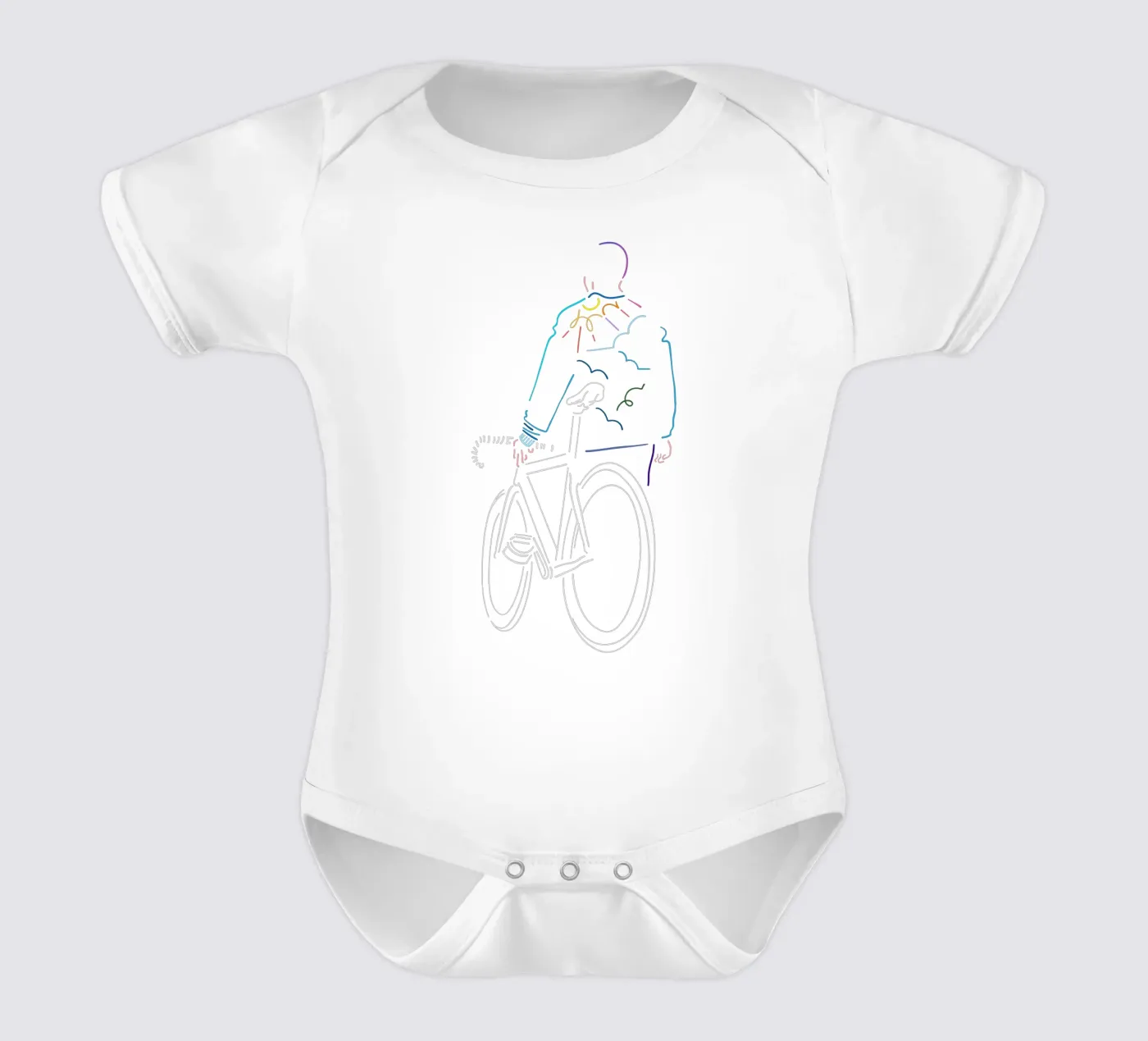 Sunset body neonato maniche corte da The Cyclist
