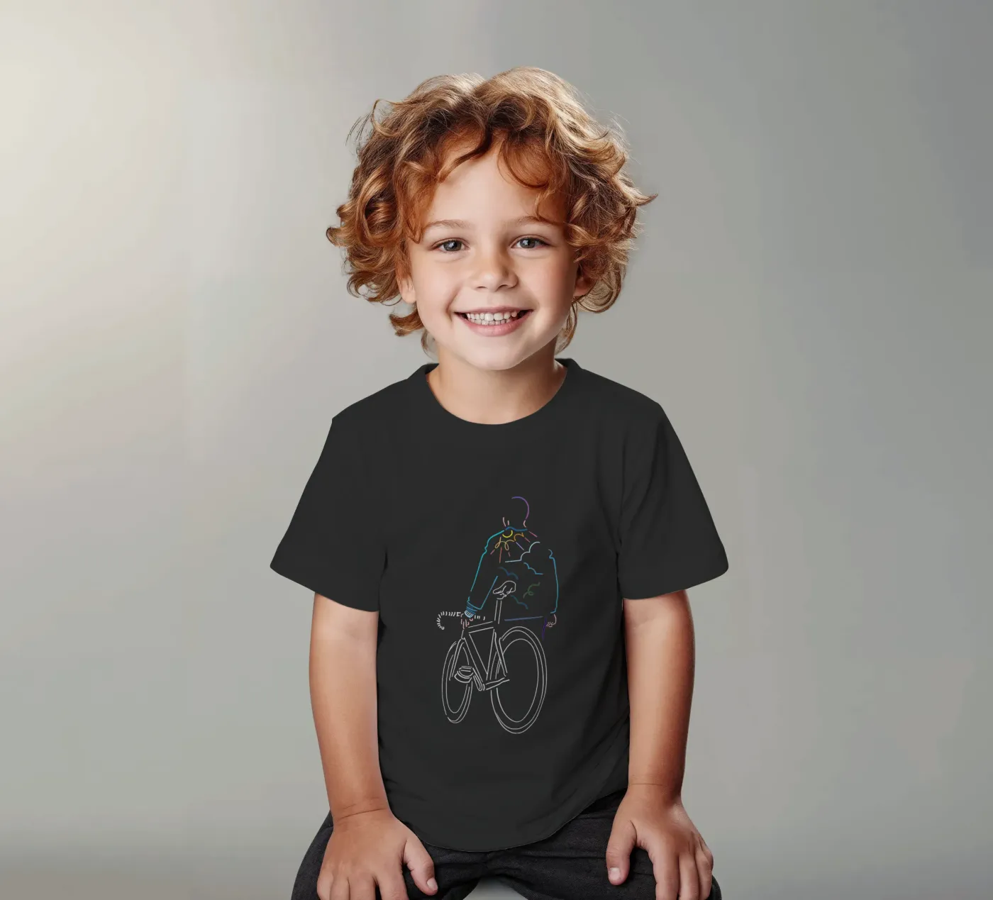Sunset kids t-shirt by The Cyclist