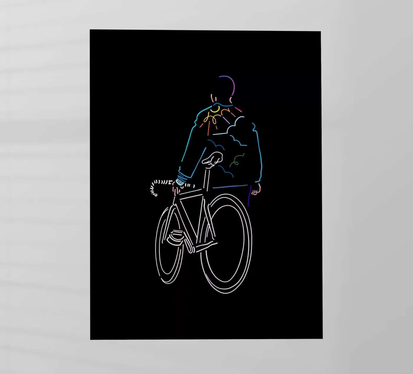 Sunset Backlit Folie von The Cyclist