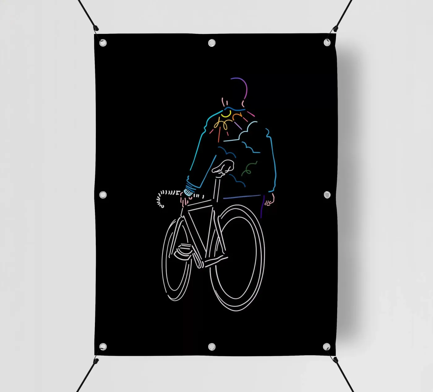 Sunset pvc cover by The Cyclist