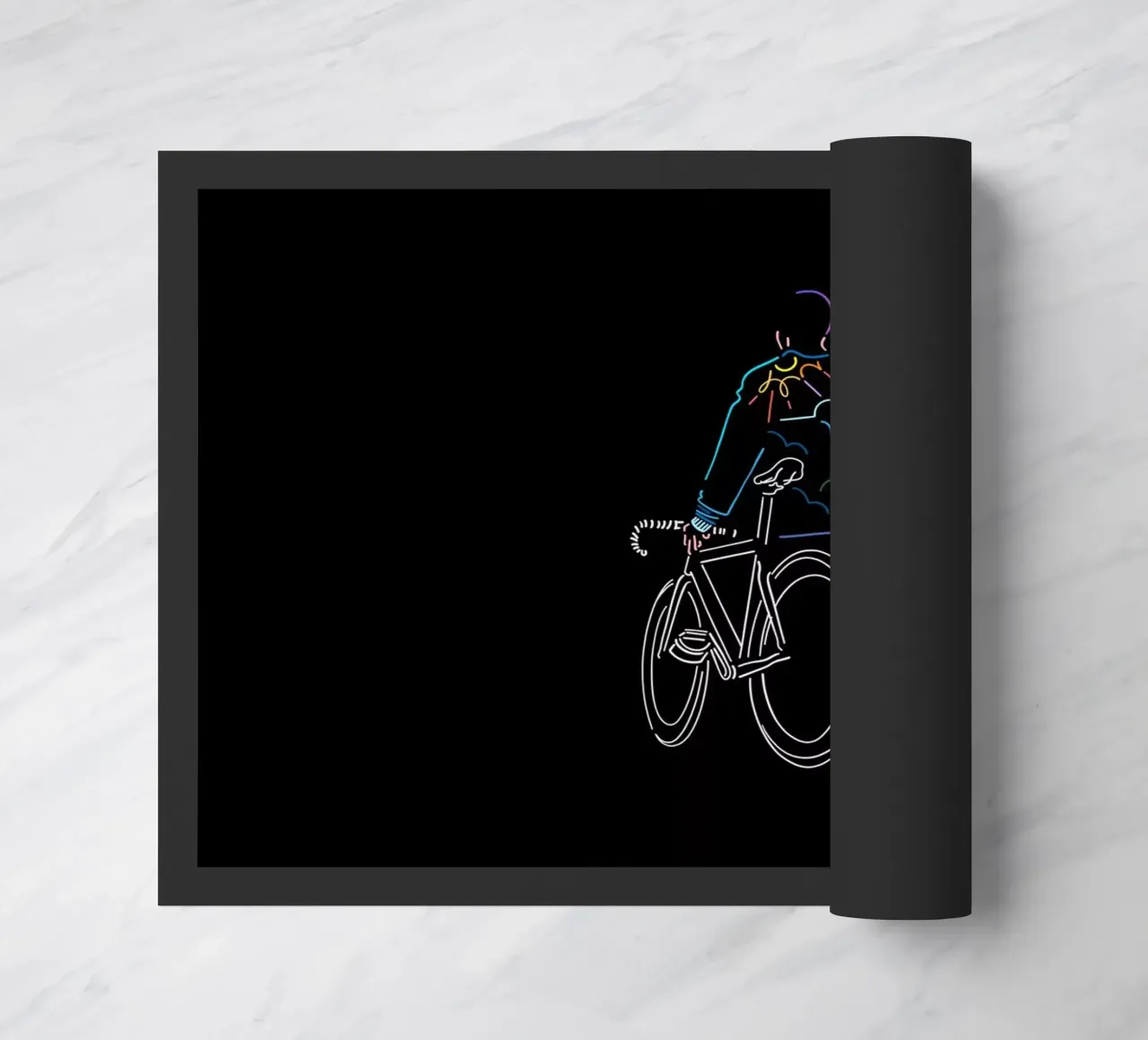 Zonsondergang deurmat van The Cyclist