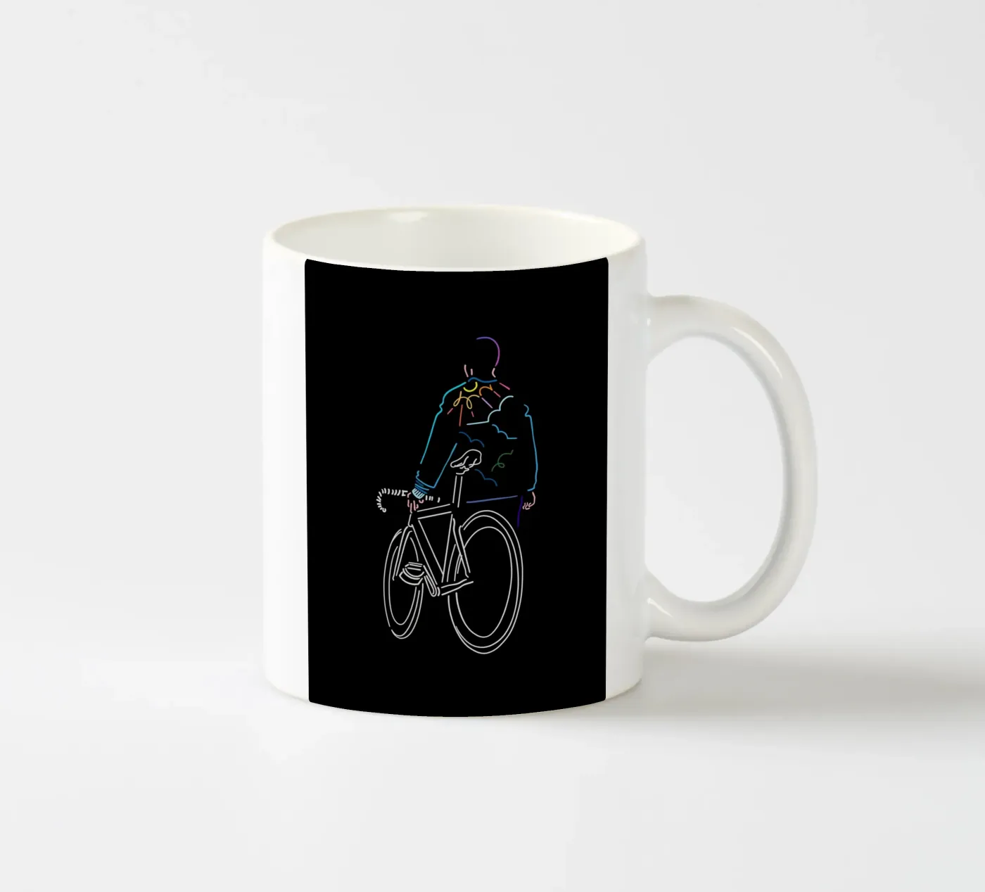 Sunset ceramic mug by The Cyclist
