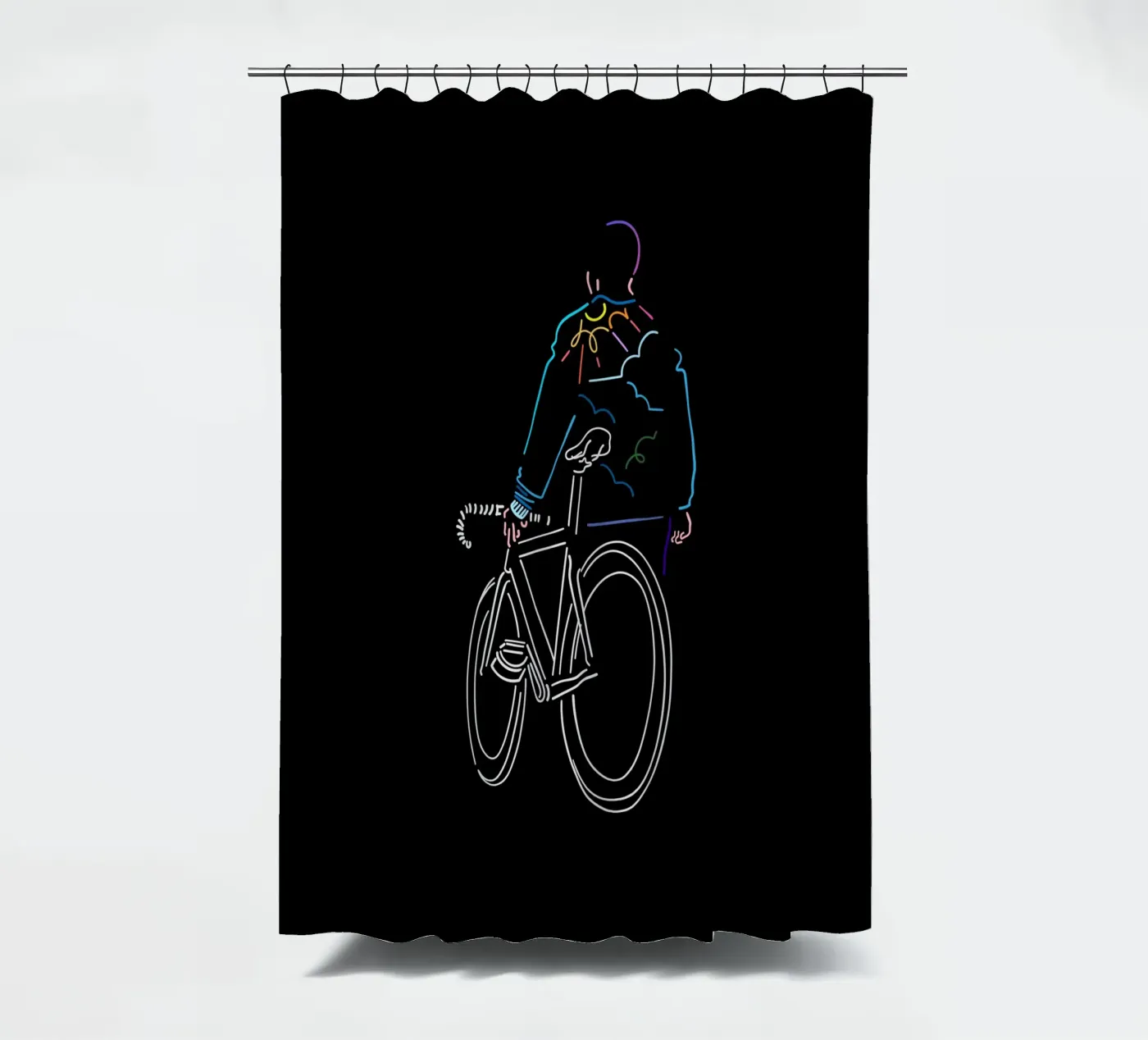 Sunset shower curtain by The Cyclist