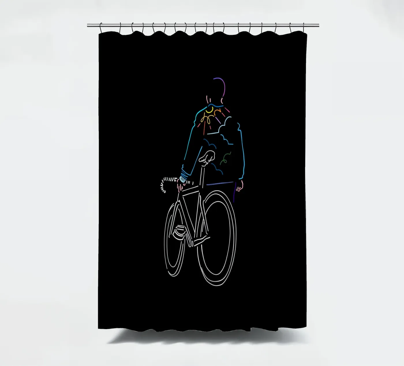 Sunset rideau de douche de The Cyclist