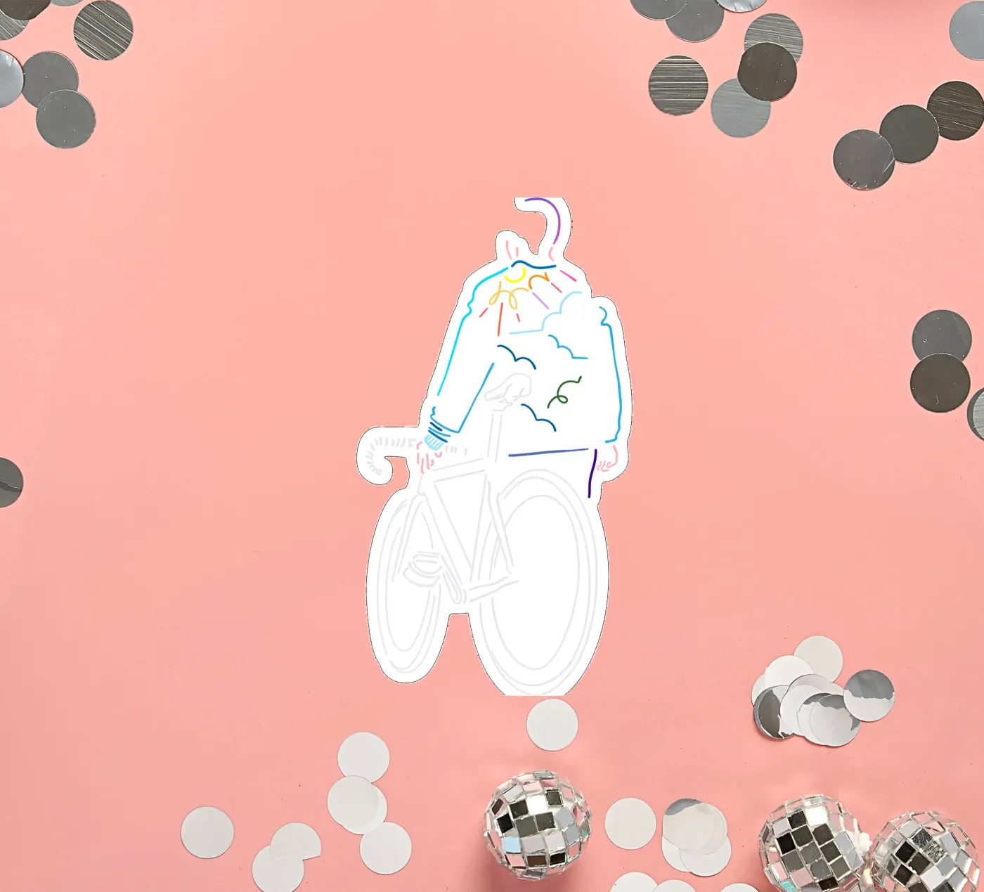 Sunset Sticker von The Cyclist