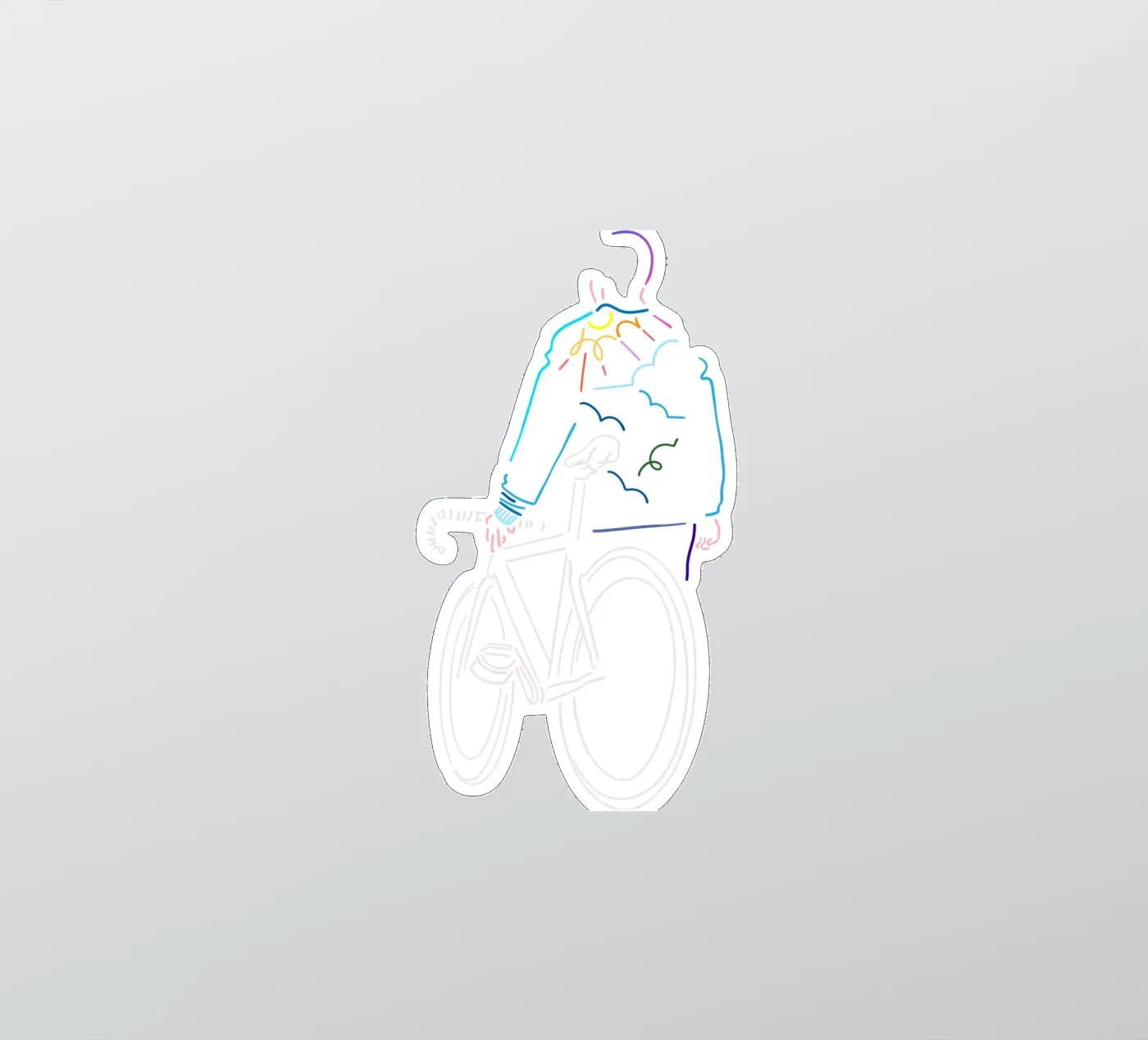 Sunset Sticker von The Cyclist
