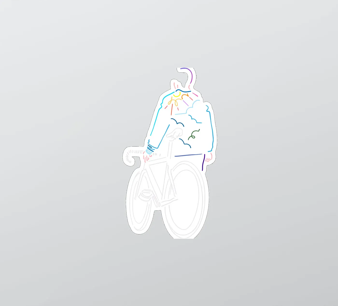 Sunset Sticker von The Cyclist