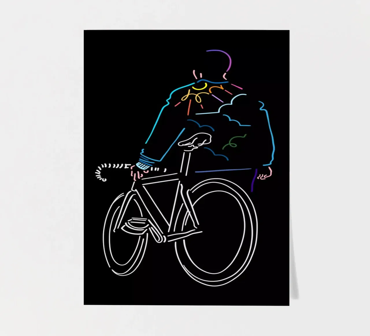 Sunset sticker sheet by The Cyclist