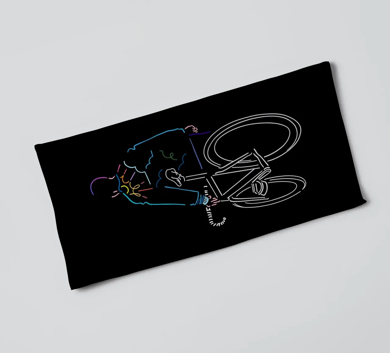 Sunset towel by The Cyclist