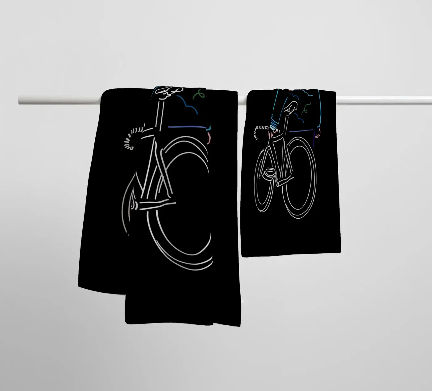 Sunset towel by The Cyclist