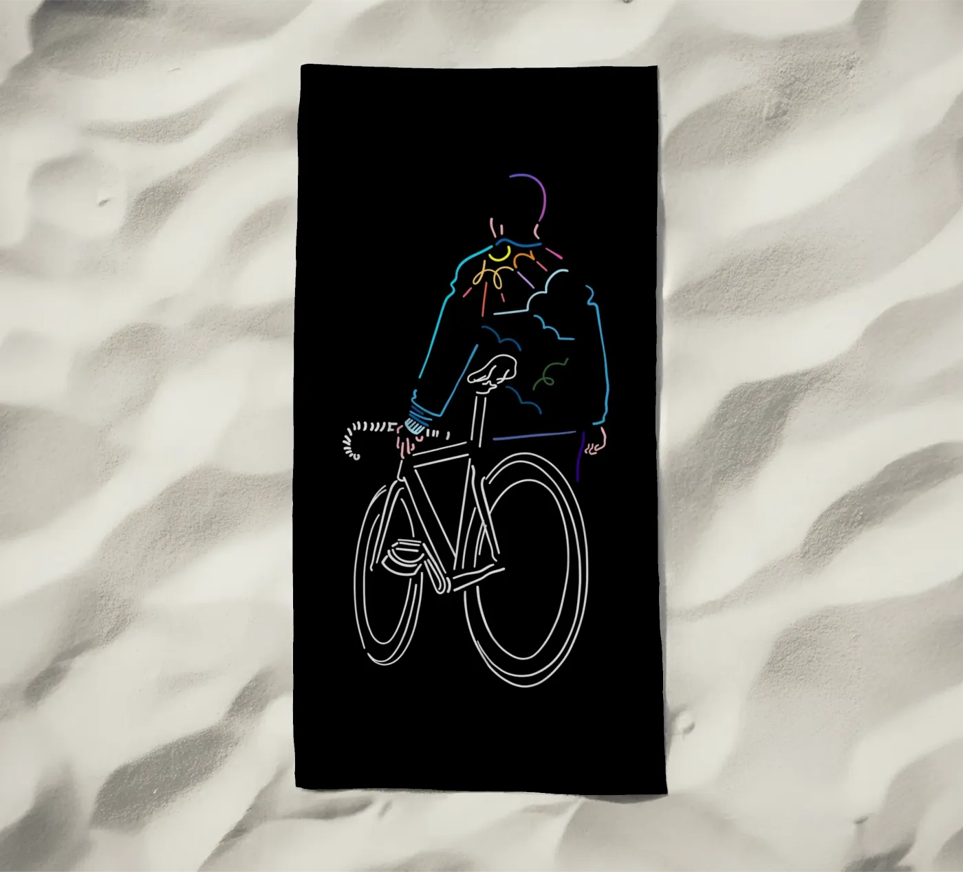 Sunset Strandtuch von The Cyclist