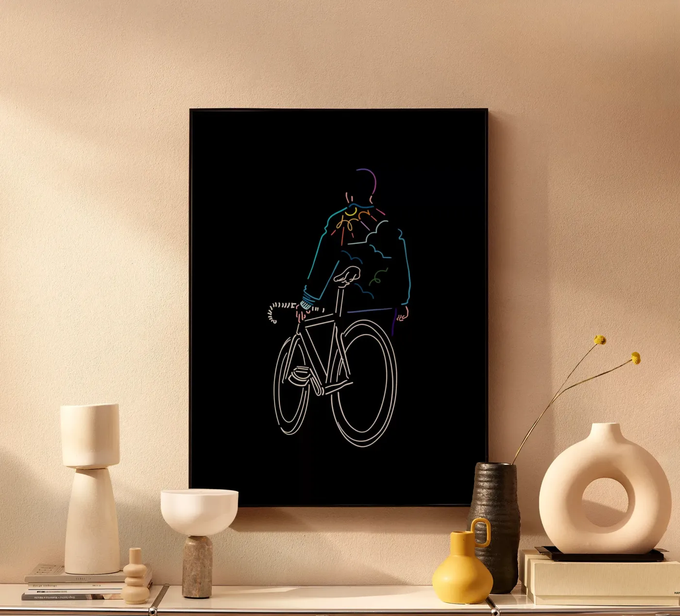 Sunset acrylic glass by The Cyclist