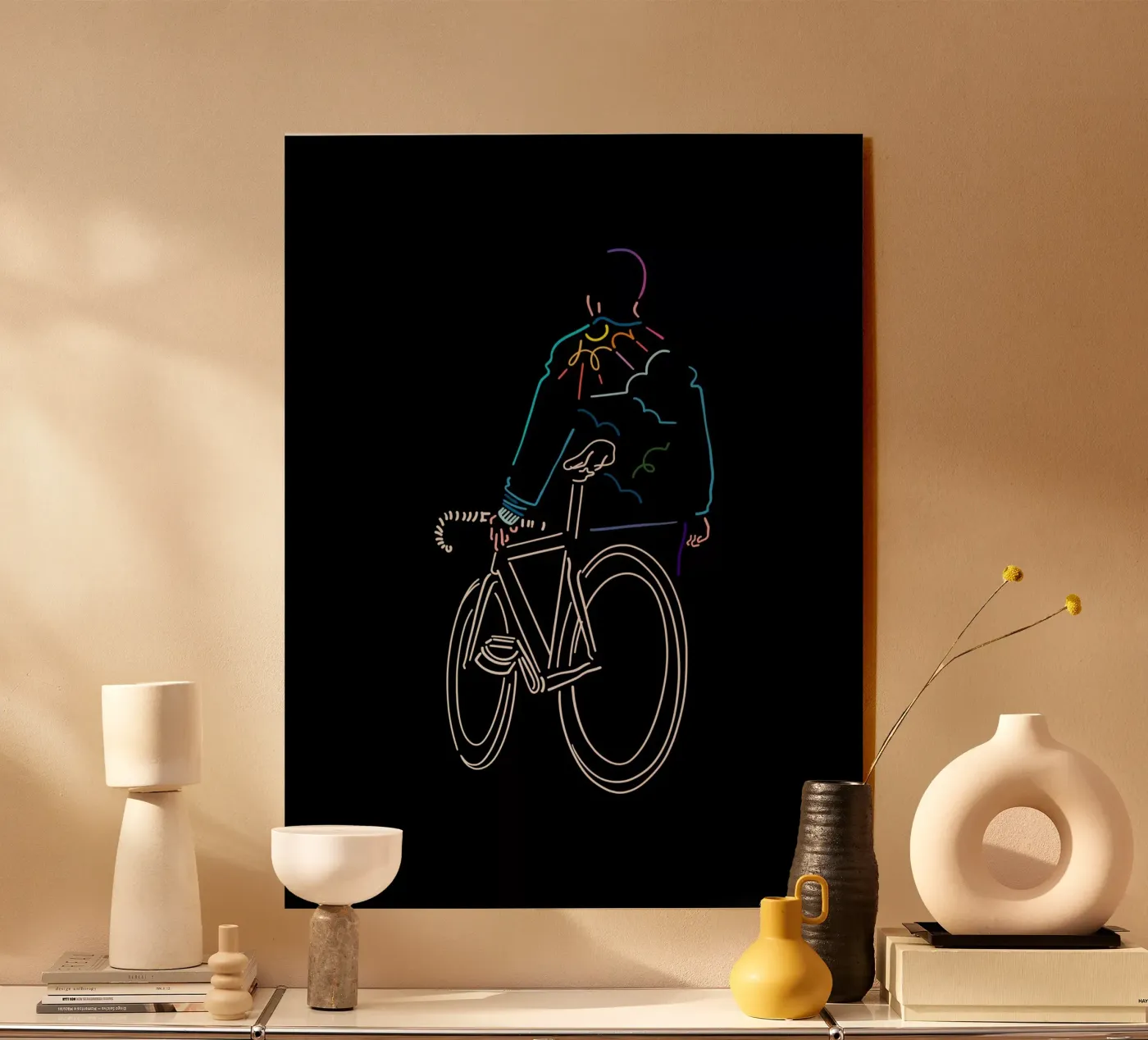 Sunset acrylic glass by The Cyclist