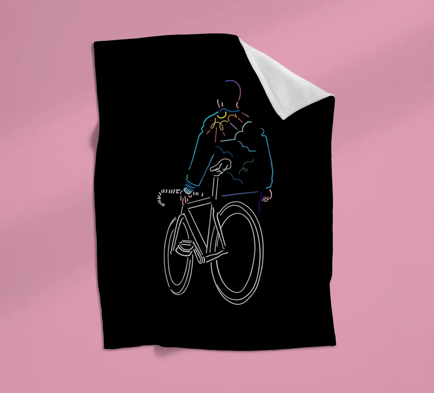 Sunset Fleecedecke von The Cyclist