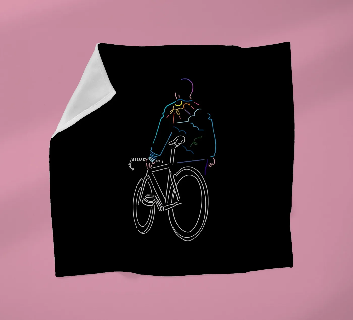 Sunset Fleecedecke von The Cyclist