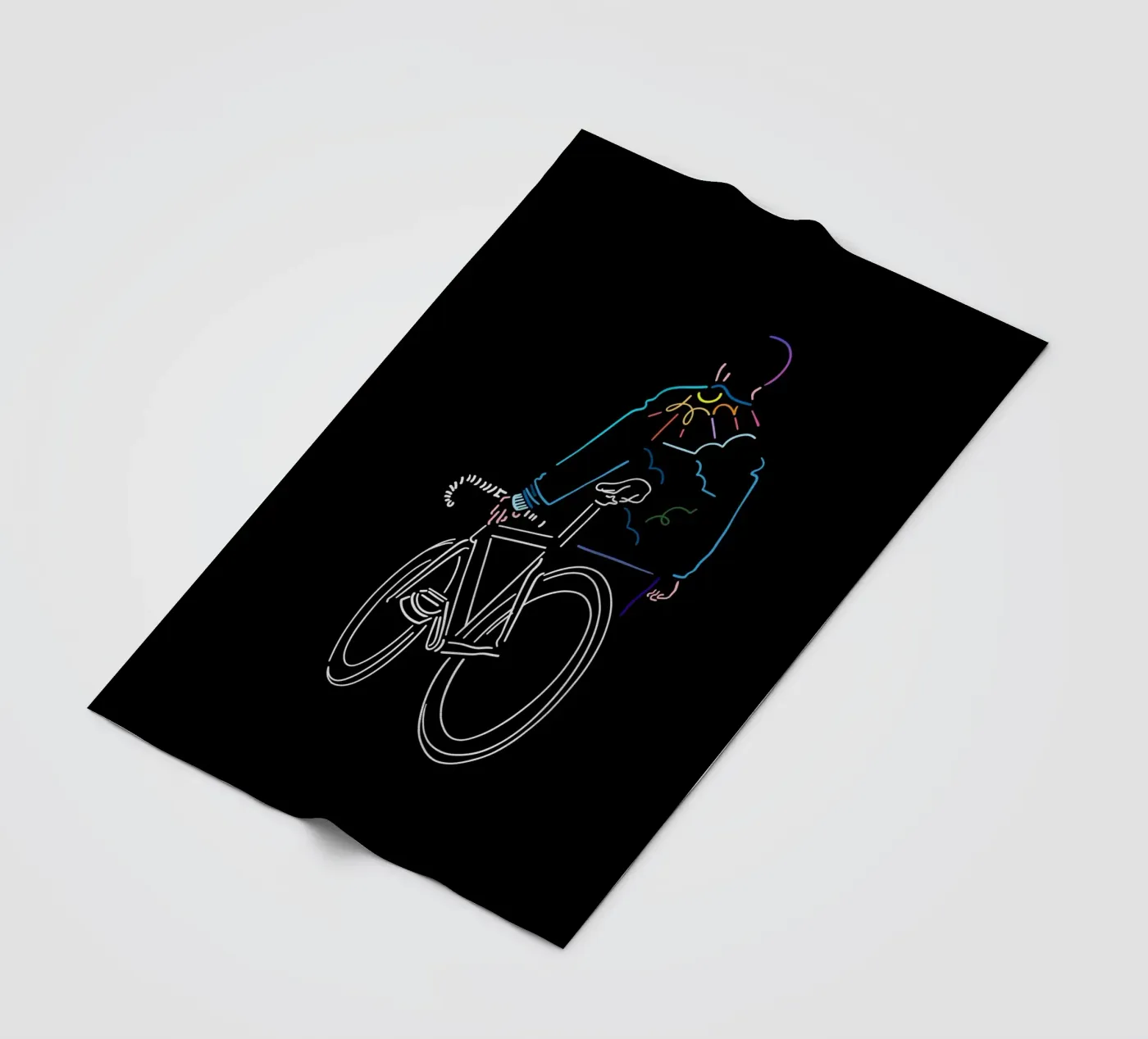 Sunset Fleecedecke von The Cyclist