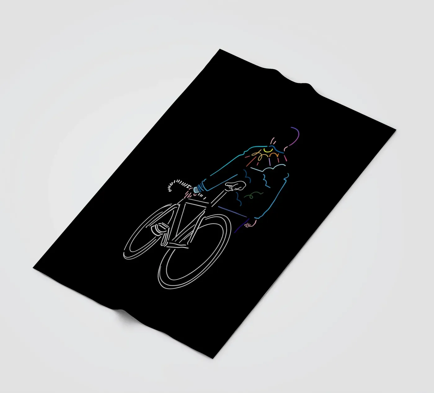 Sunset Fleecedecke von The Cyclist