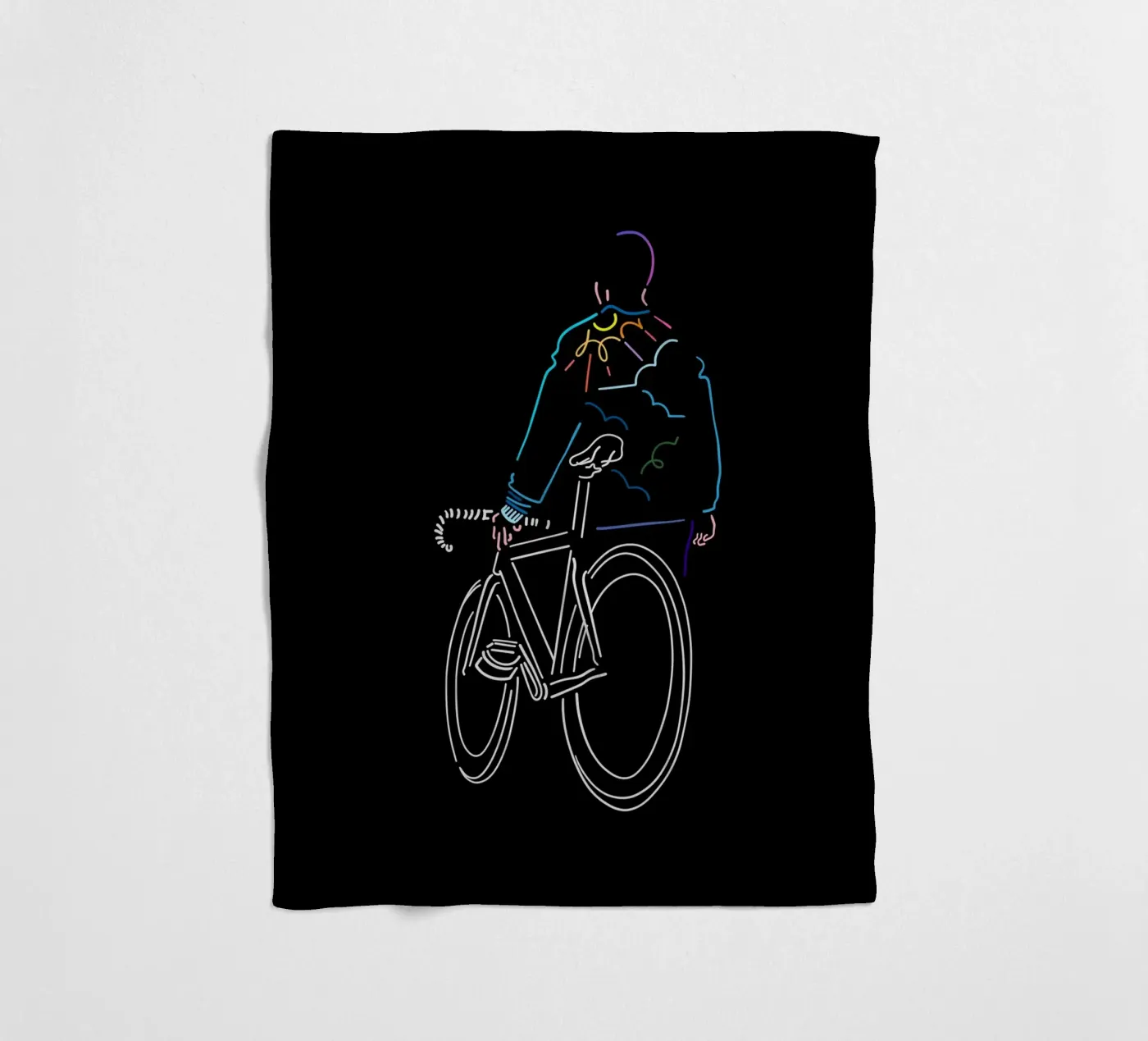 Sunset Fleecedecke von The Cyclist