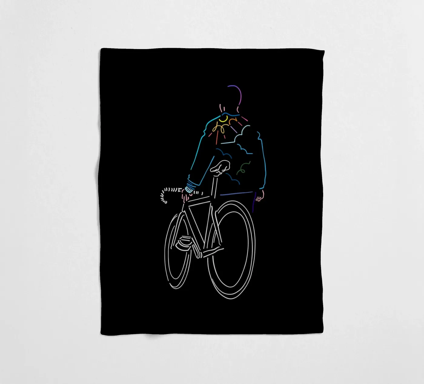 Sunset Fleecedecke von The Cyclist
