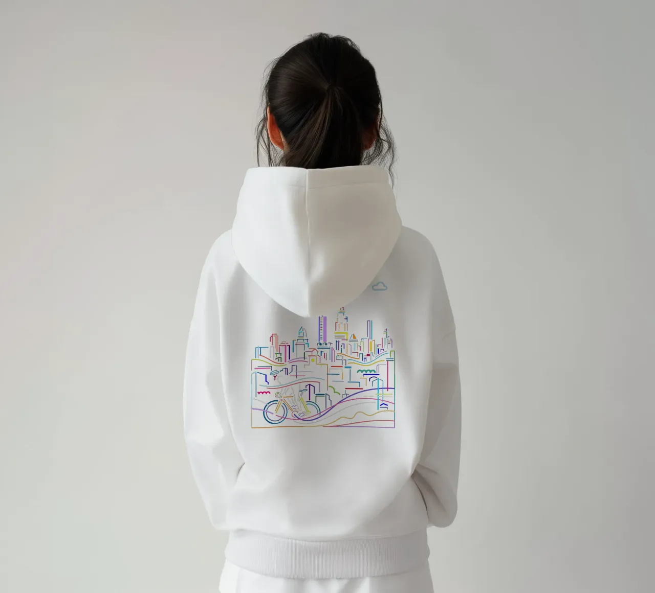 Città interna felpa con cappuccio da The Cyclist