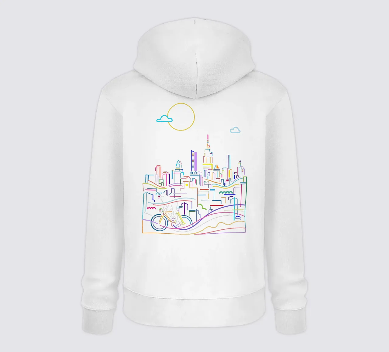Città interna felpa con cappuccio da The Cyclist