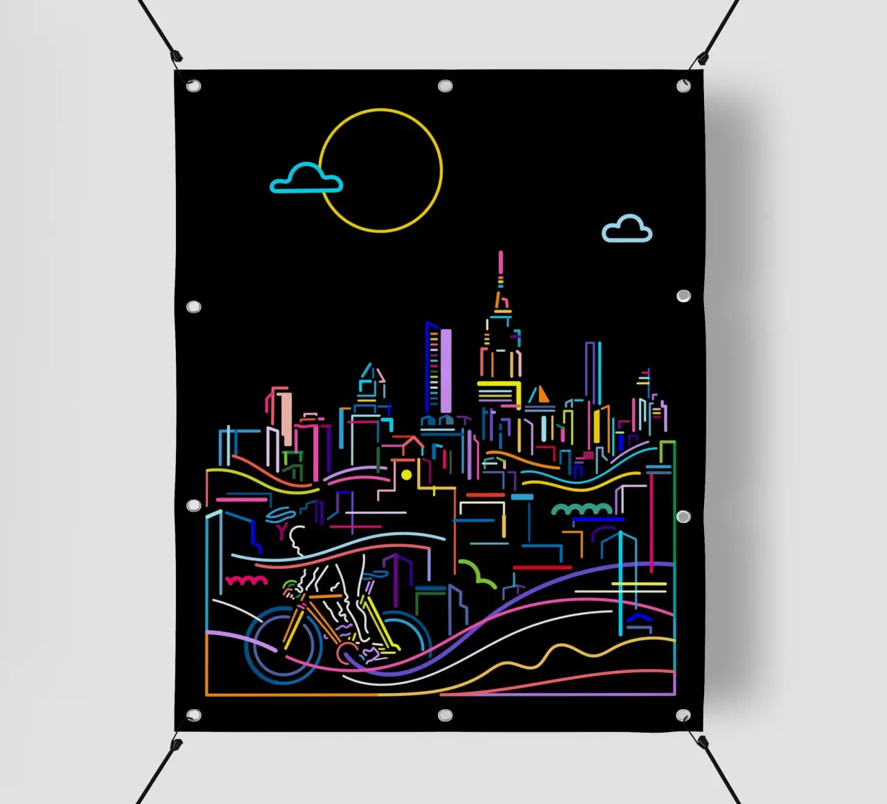 Città interna telo in pvc da The Cyclist