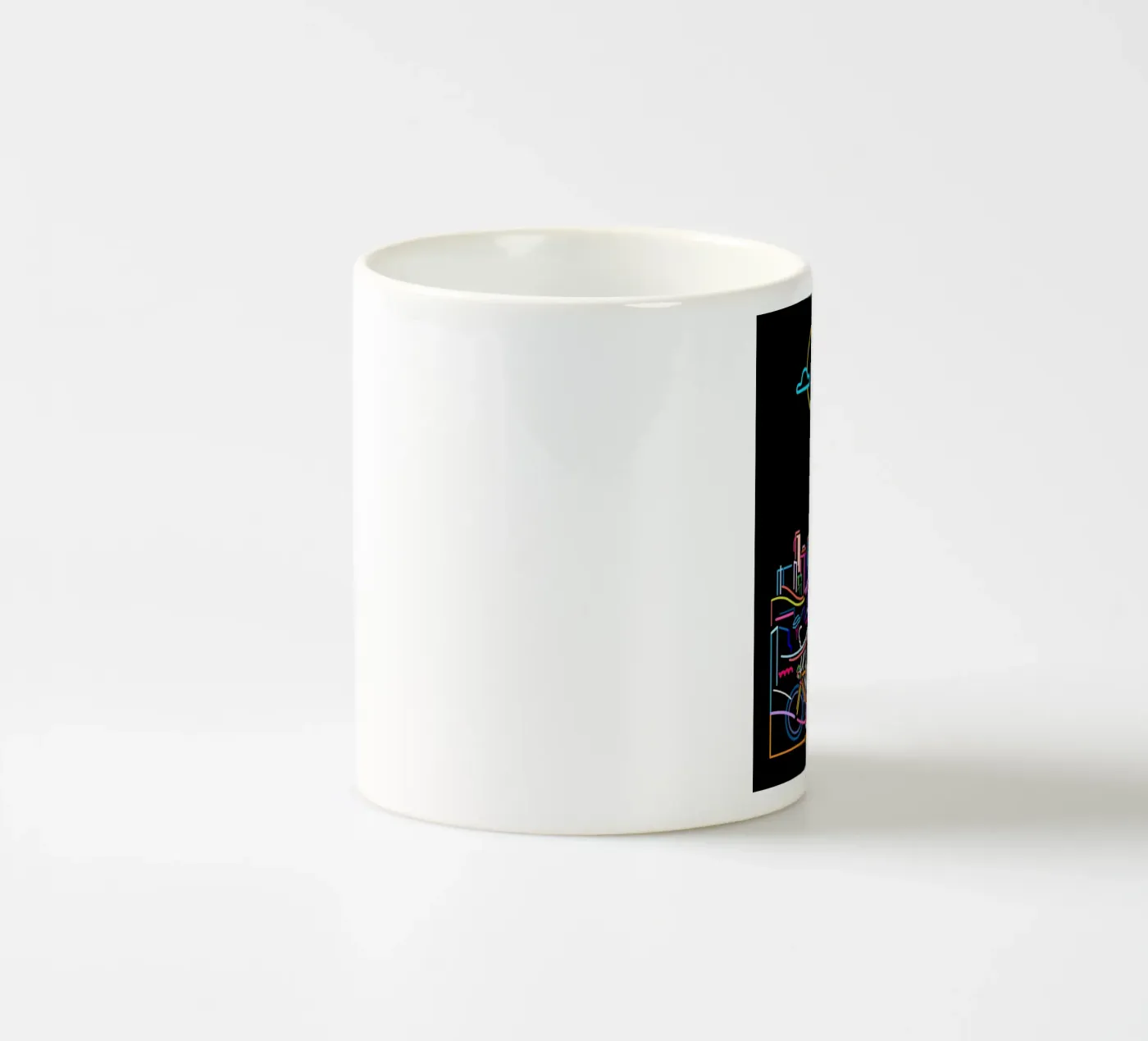 Inner city ceramic mug by The Cyclist