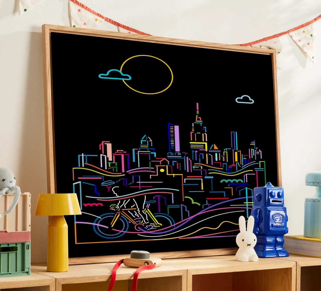 Inner city acrylic glass by The Cyclist