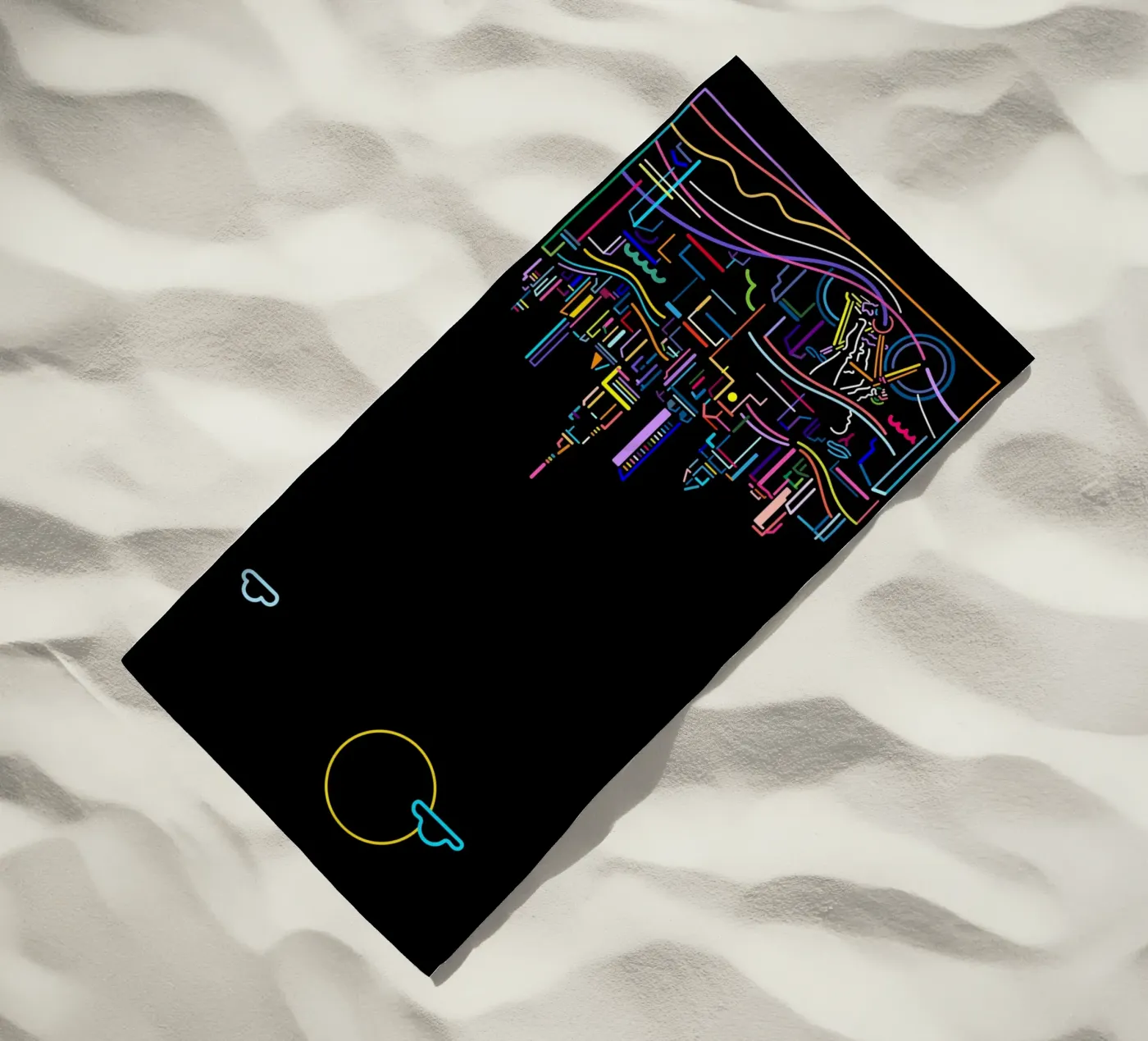 Città interna telo mare da The Cyclist